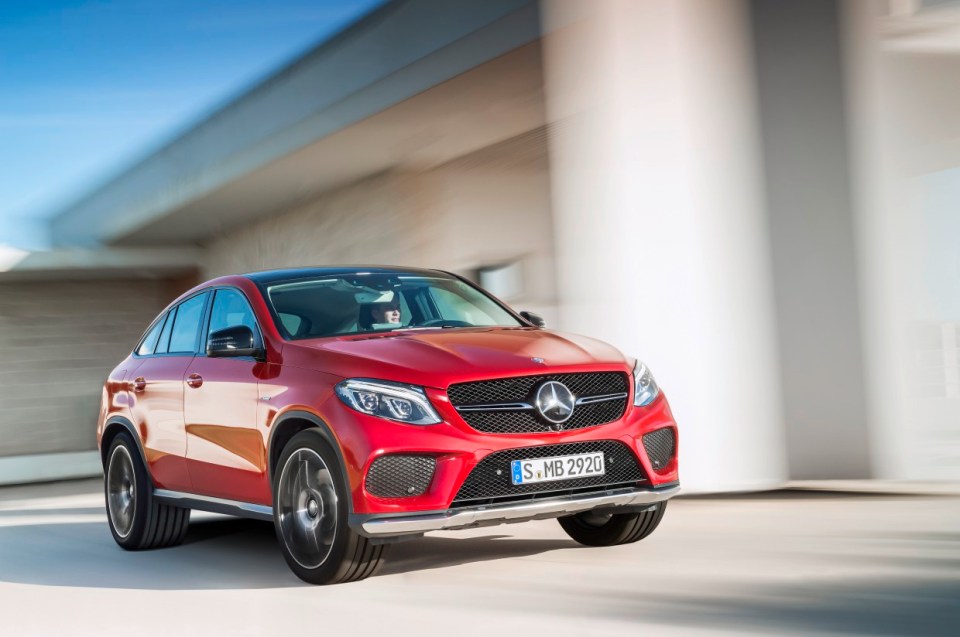 O AMG GLE Coupe da Mercedes-Benz é um excelente corredor de treinamento