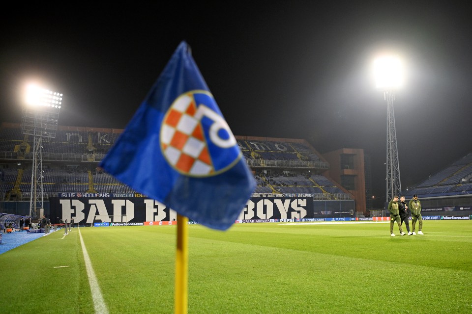 O estádio do Dínamo Zagreb mal está à altura dos padrões da UEFA