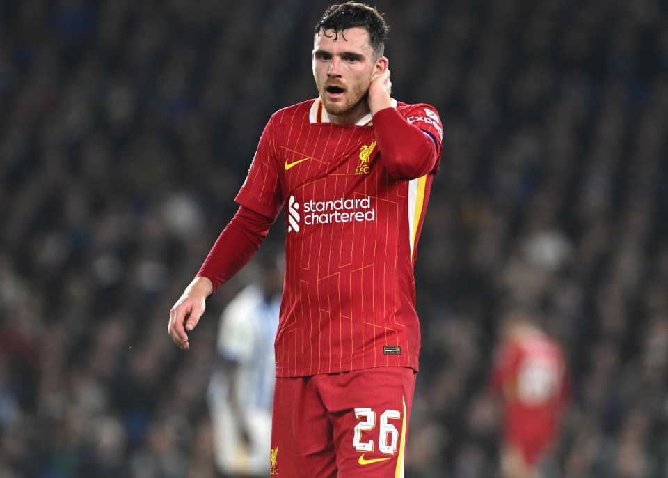 Andy Robertson tem lutado pelo Liverpool até agora nesta temporada