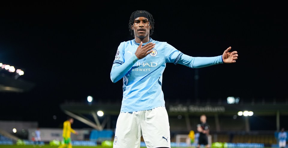 Reigan Heskey marcou três gols em 20 minutos para o Man City Sub-21