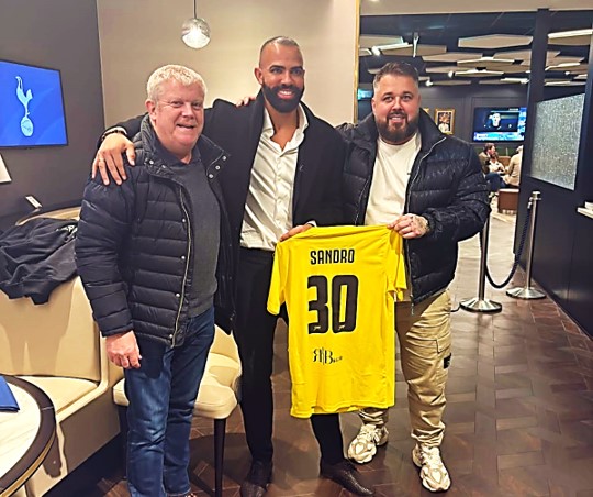 Sandro, ex-astro do Tottenham, selou uma transferência surpreendente para Harborough Town