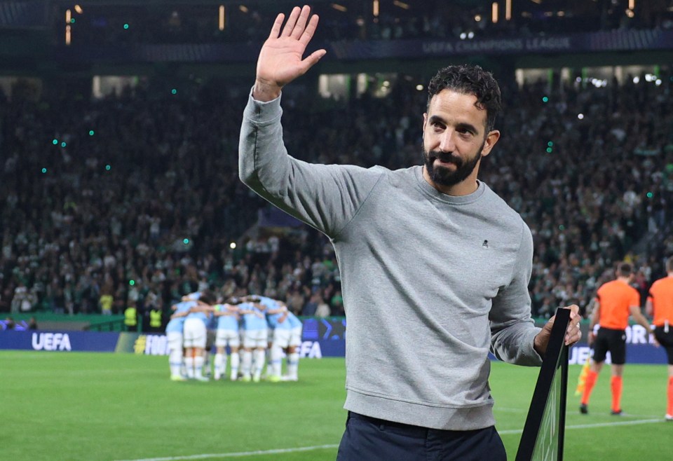 Ruben Amorim despediu-se dos adeptos do Sporting antes de ingressar no Manchester United