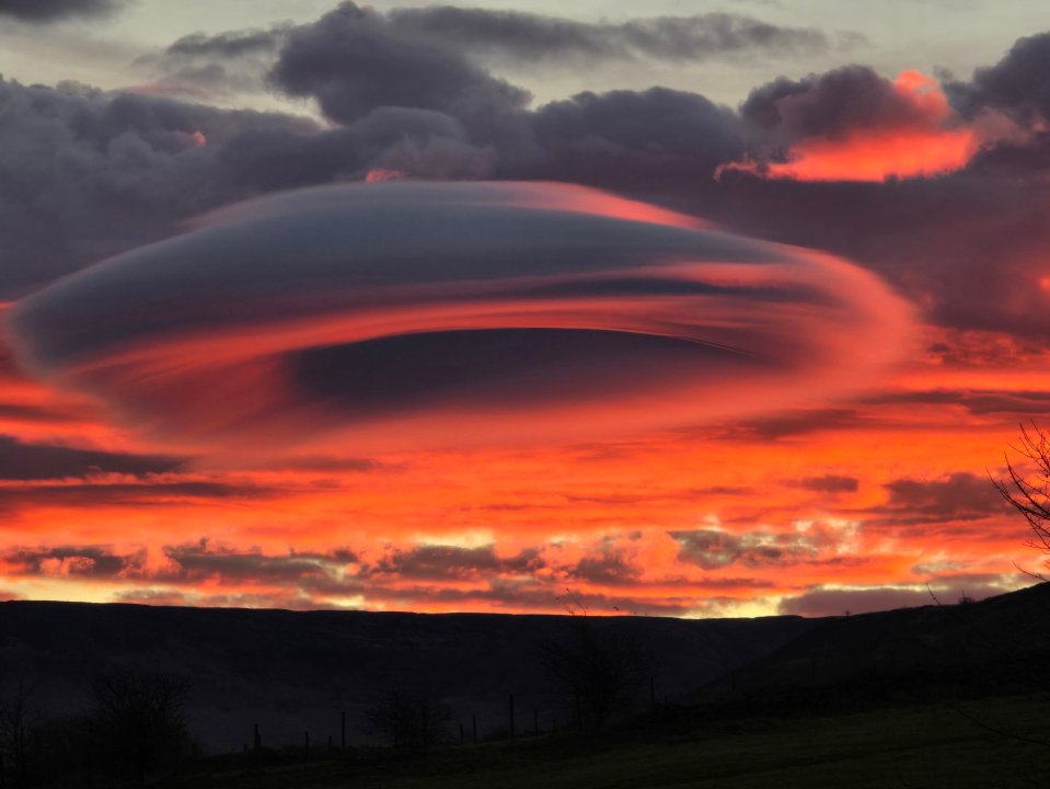 Nuvens lenticulares são raras