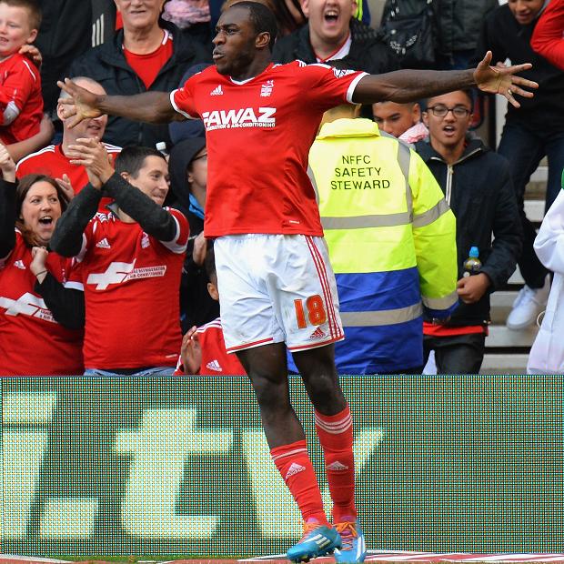 Michail Antonio comemora o gol de empate nos acréscimos para o Forest