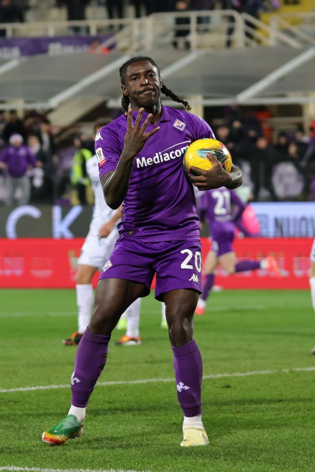 Kean tem feito uma temporada impressionante na Fiorentina