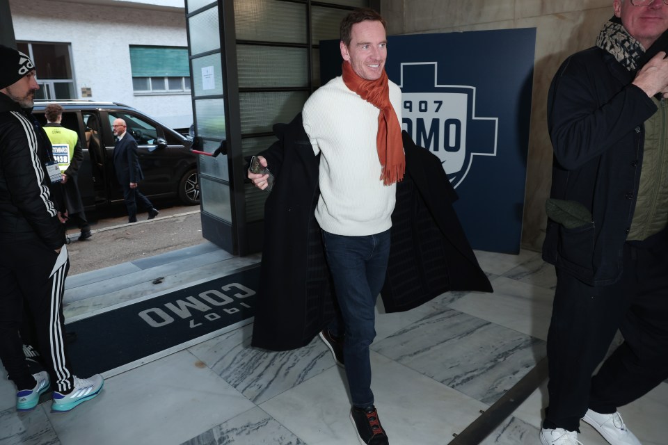 Michael Fassbender foi outra estrela atuante no jogo da Série A