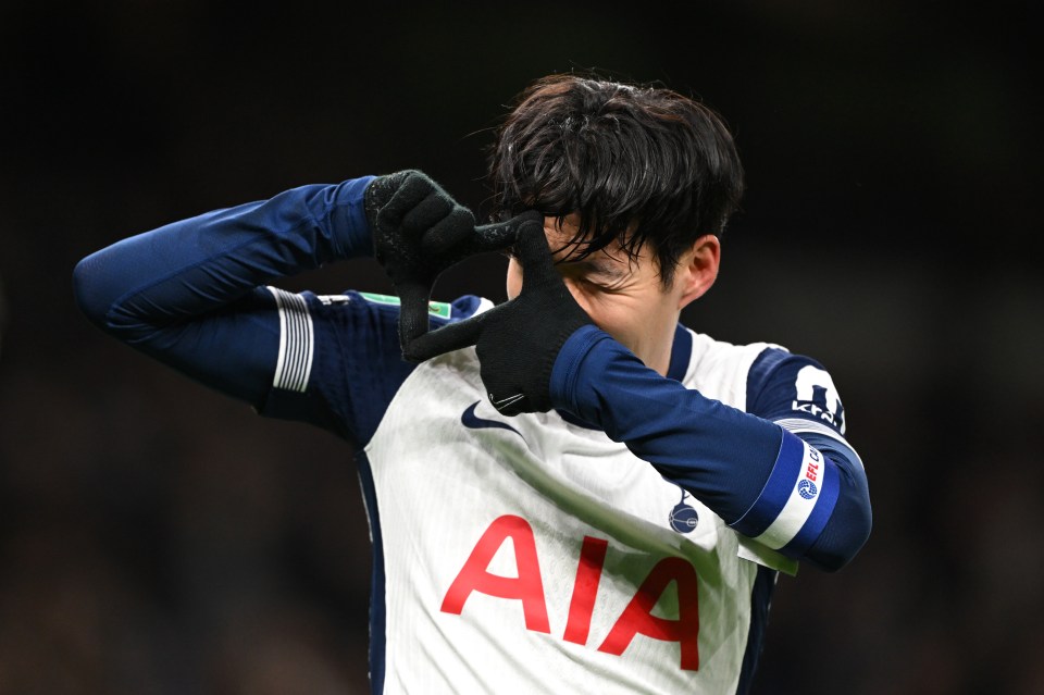 Son Heung-Min veio com tudo para garantir a vitória do Spurs