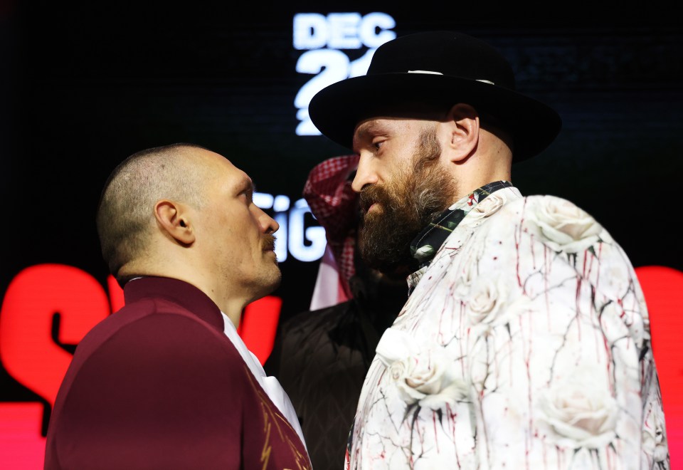 Oleksandr Usyk e Tyson Fury revanche na Arábia Saudita