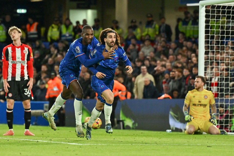 Marc Cucurella marcou seu primeiro gol na temporada e Nicolas Jackson somou os três pontos