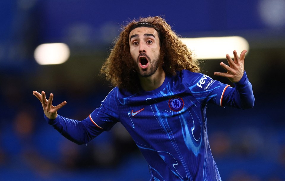 O ás do Chelsea, Marc Cucurella, foi expulso após o confronto da Premier League com o Brentford