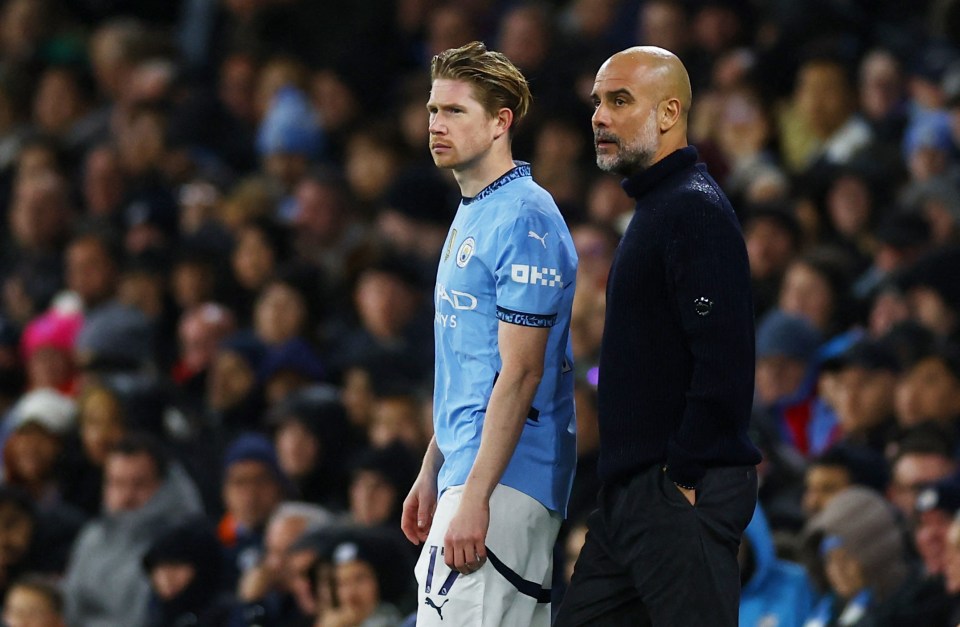 Pep Guardiola respondeu às alegações de que desentendeu-se com Kevin De Bruyne