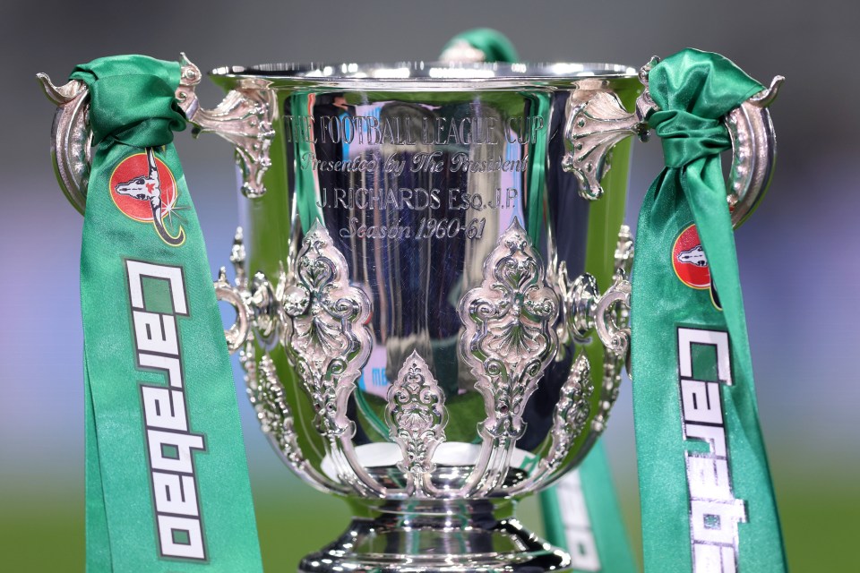 Os jogos das semifinais da Carabao Cup foram anunciados