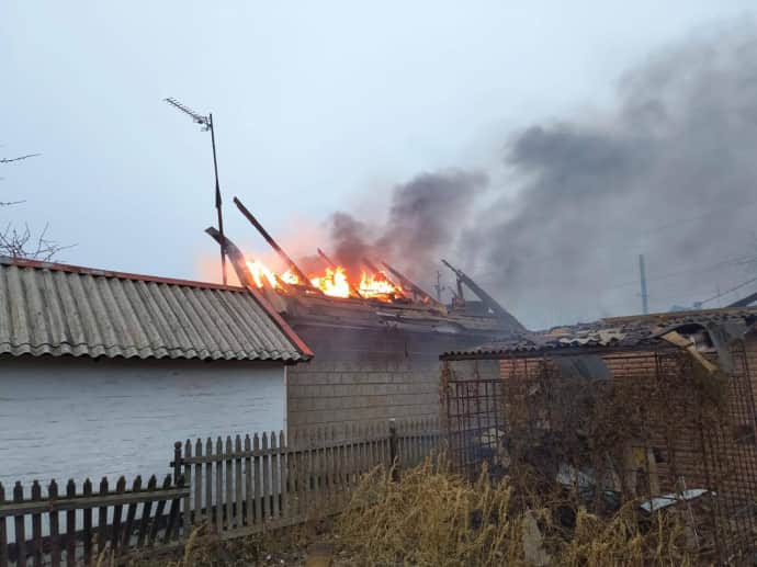 наслідки обстрілів Донеччини 11 січня, foto: Вадим Філашкін no Facebook